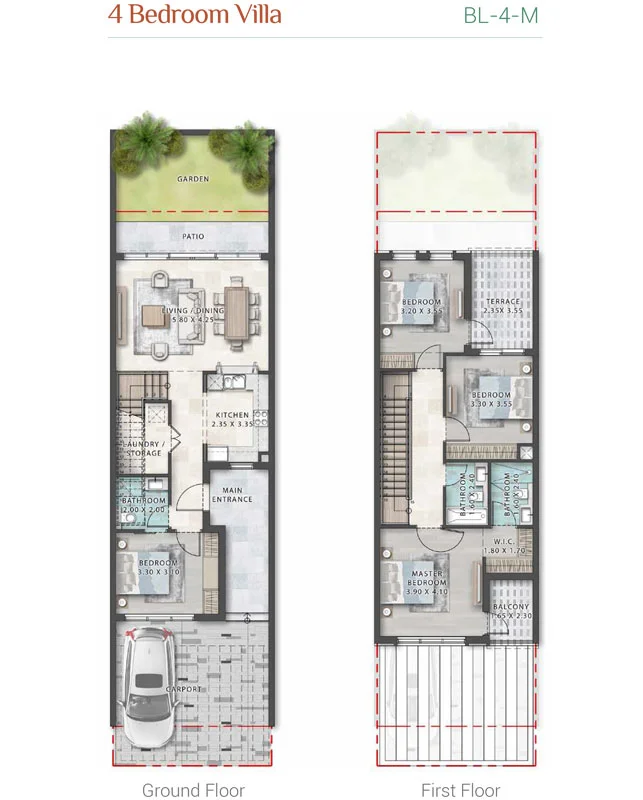 Experion The Trillion 4 BHK Floor Plan